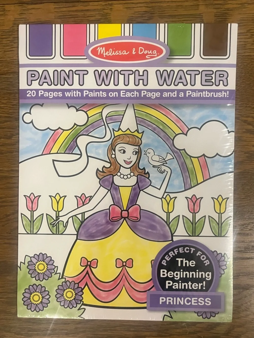 NEW Melissa & Doug Paint with Water - Princess and Farm Animals